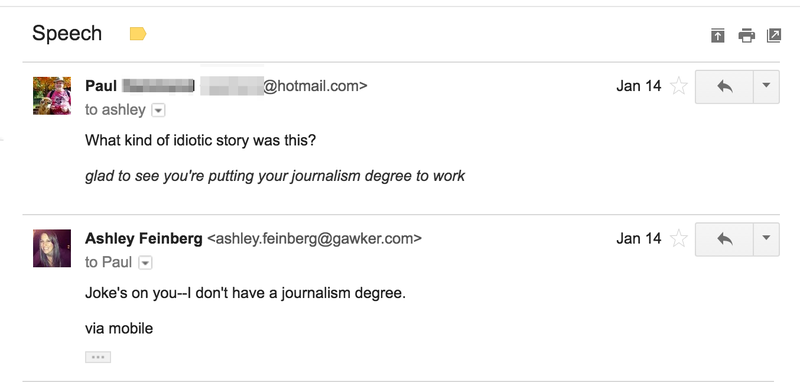Illustration for article titled My Year In Gawker Hate Mail